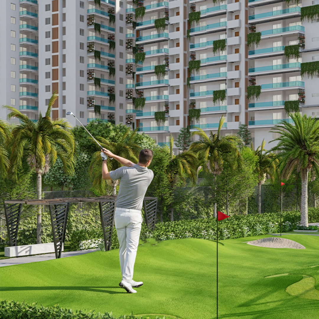 Golf Putting Area