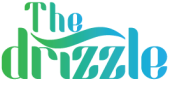 Drizzle logo Blue white
